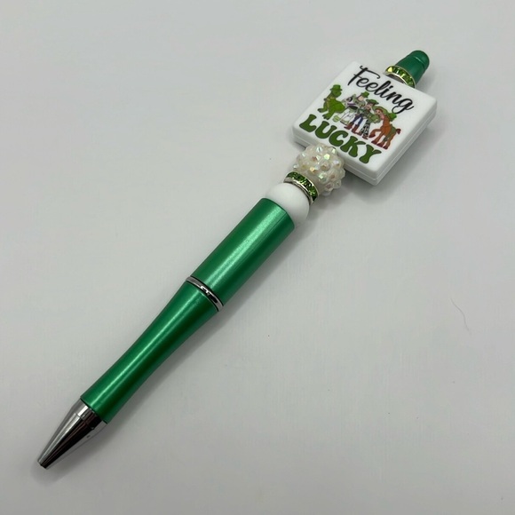 Feeling Lucky Toy Story Rhinestone Silicone and Acrylic Beaded Pen - Picture 7 of 7
